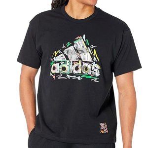 NWT ADIDAS Pride Tee (Gender Neutral) - Men’s Black T-Shirt Size Medium